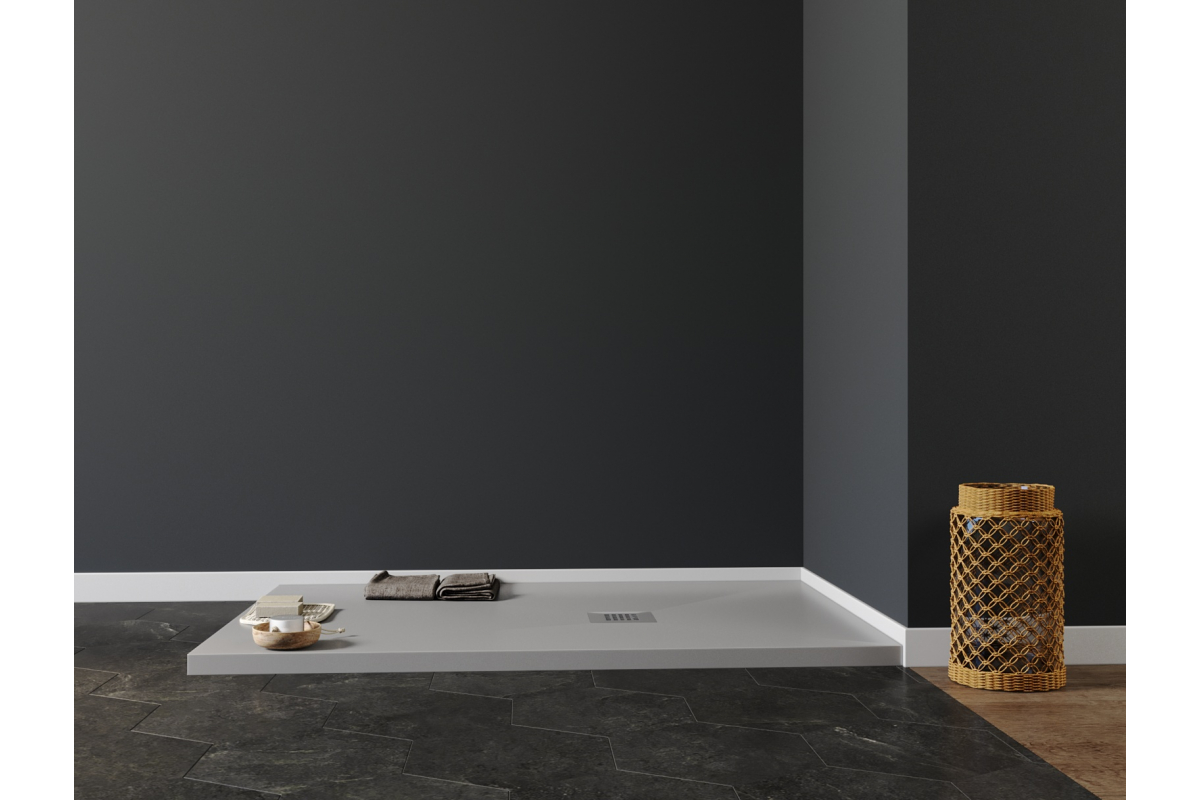 Приобрести aquanet душевой поддон pleasure 160х90 см, серый