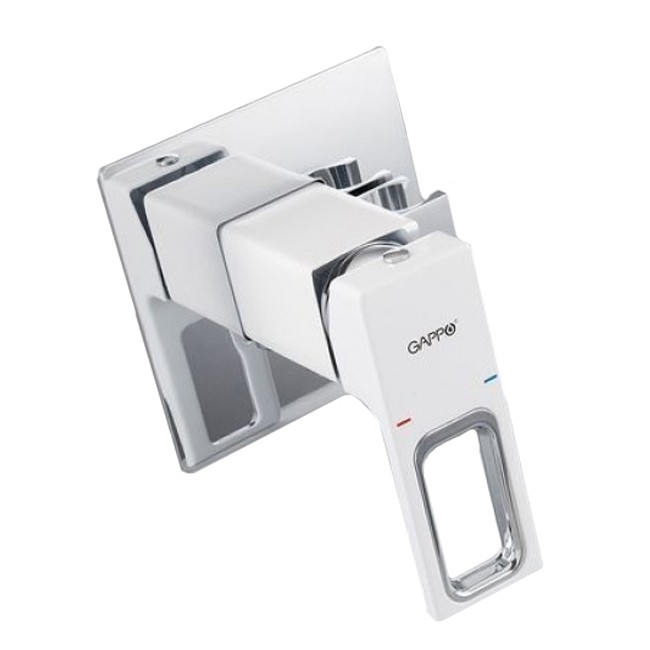 Приобрести gappo смеситель с гигиеническим душем g7217-8, белый\хром 19570