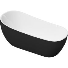 Grossman Отдельностоящая ванна Galaxy 170x75 см, черная матовая GR-1403MB