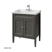 Caprigo Тумба с раковиной ALBION CONCEPT 70 см, черная