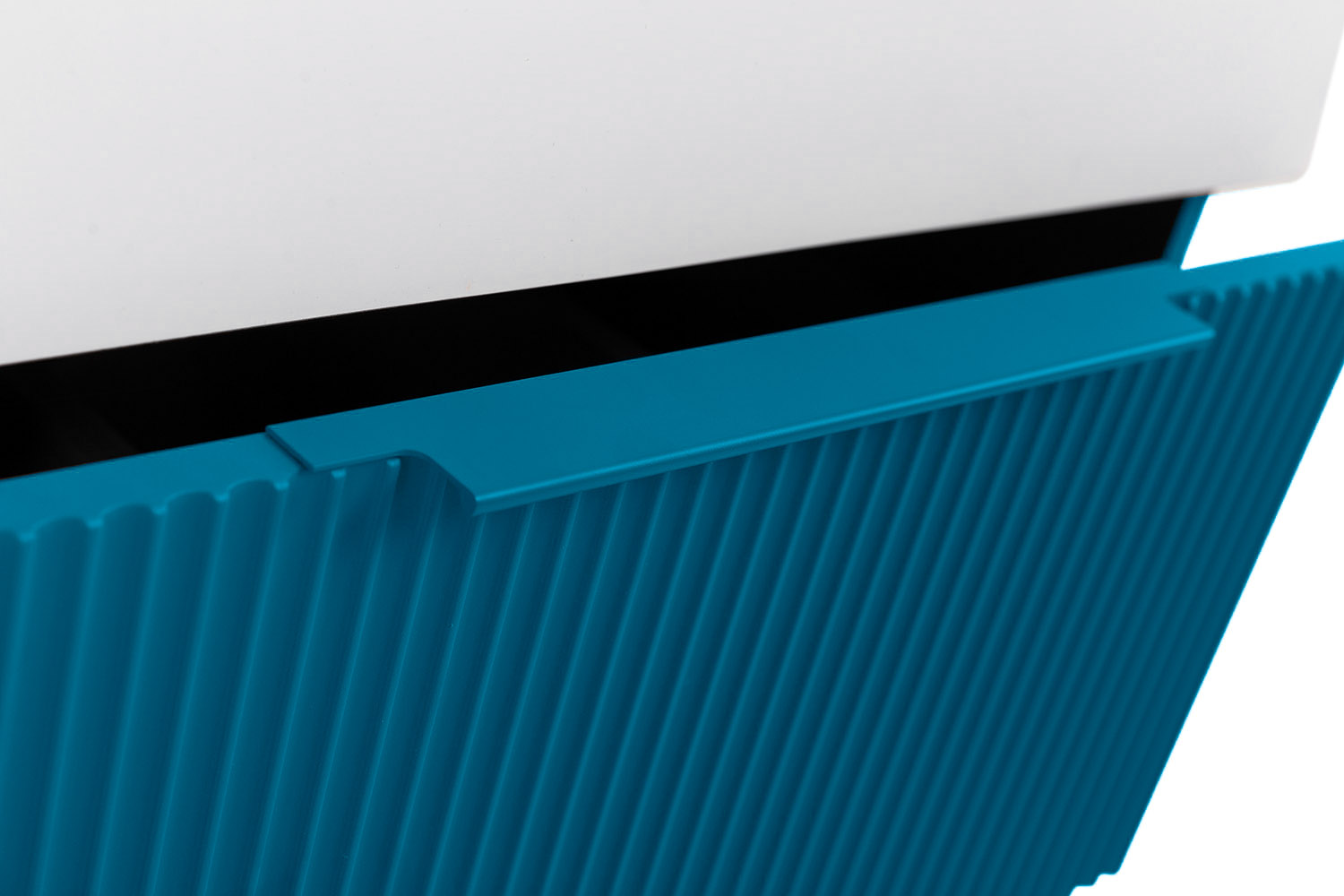 Приобрести cezares тумба подвесная с раковиной premium 50 см plisse blu petrolio, голубая 55413