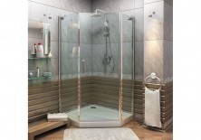 Ограждение душевое Bas Pandora PNT-100-C-CH 100х100 см