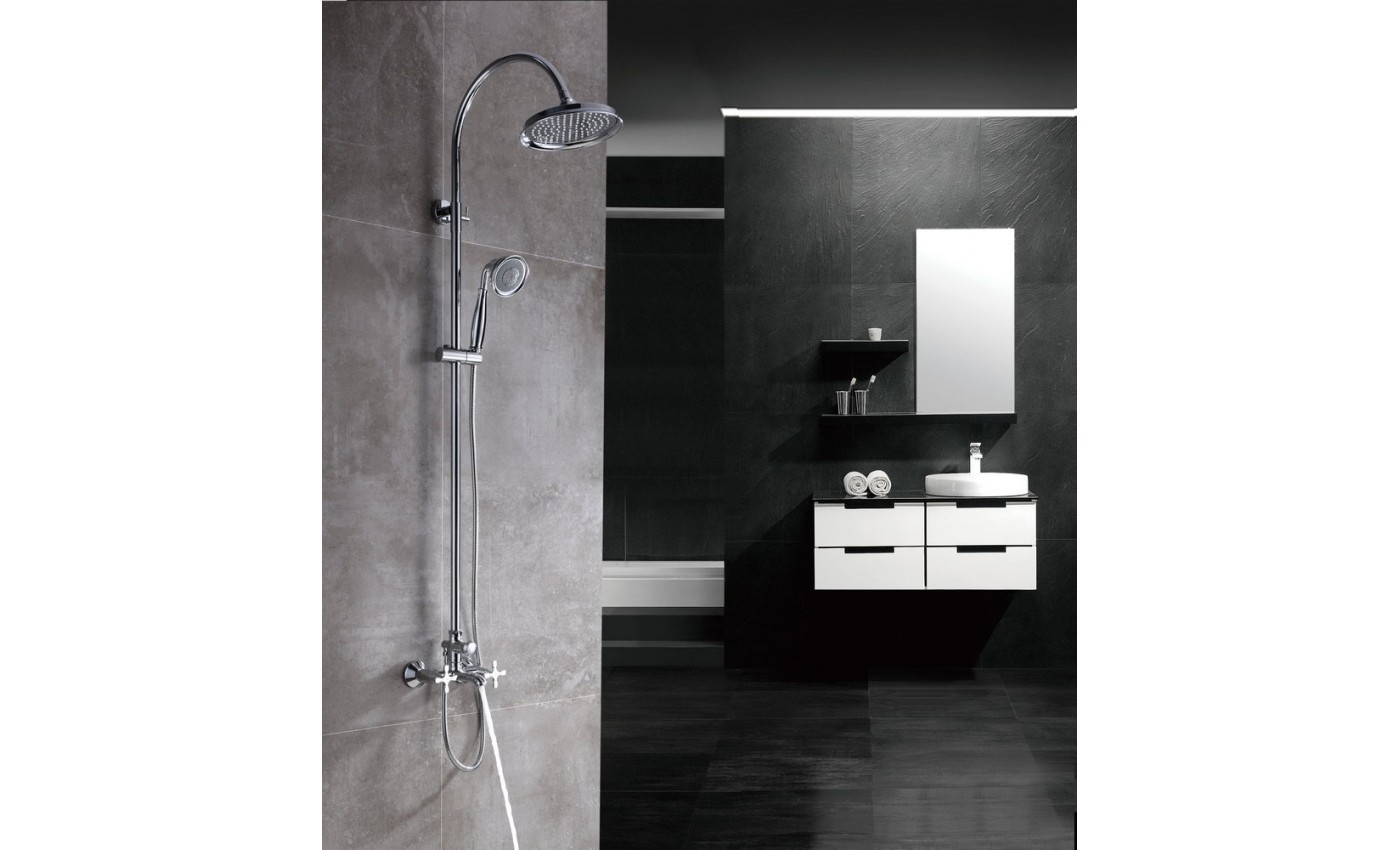 Приобрести lemark душевая система duetto, хром lm5762c