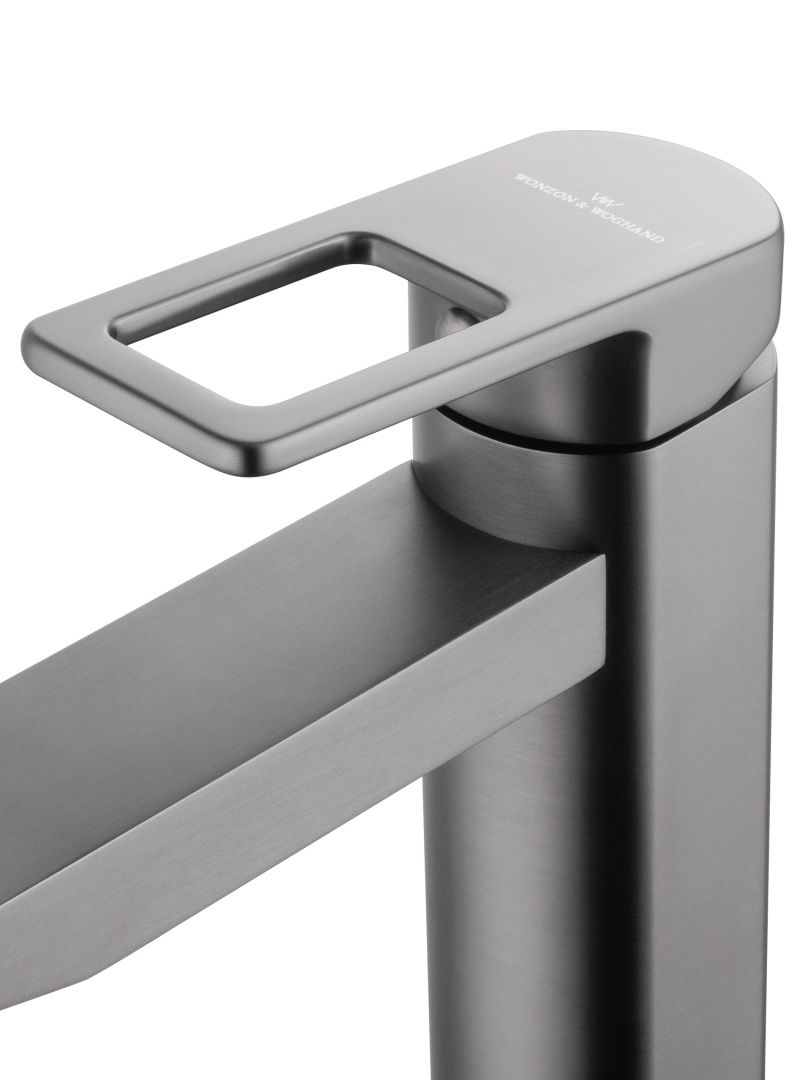 Приобрести смеситель для раковины wonzon & woghand frame, темный графит (ww-88139010-bgm)