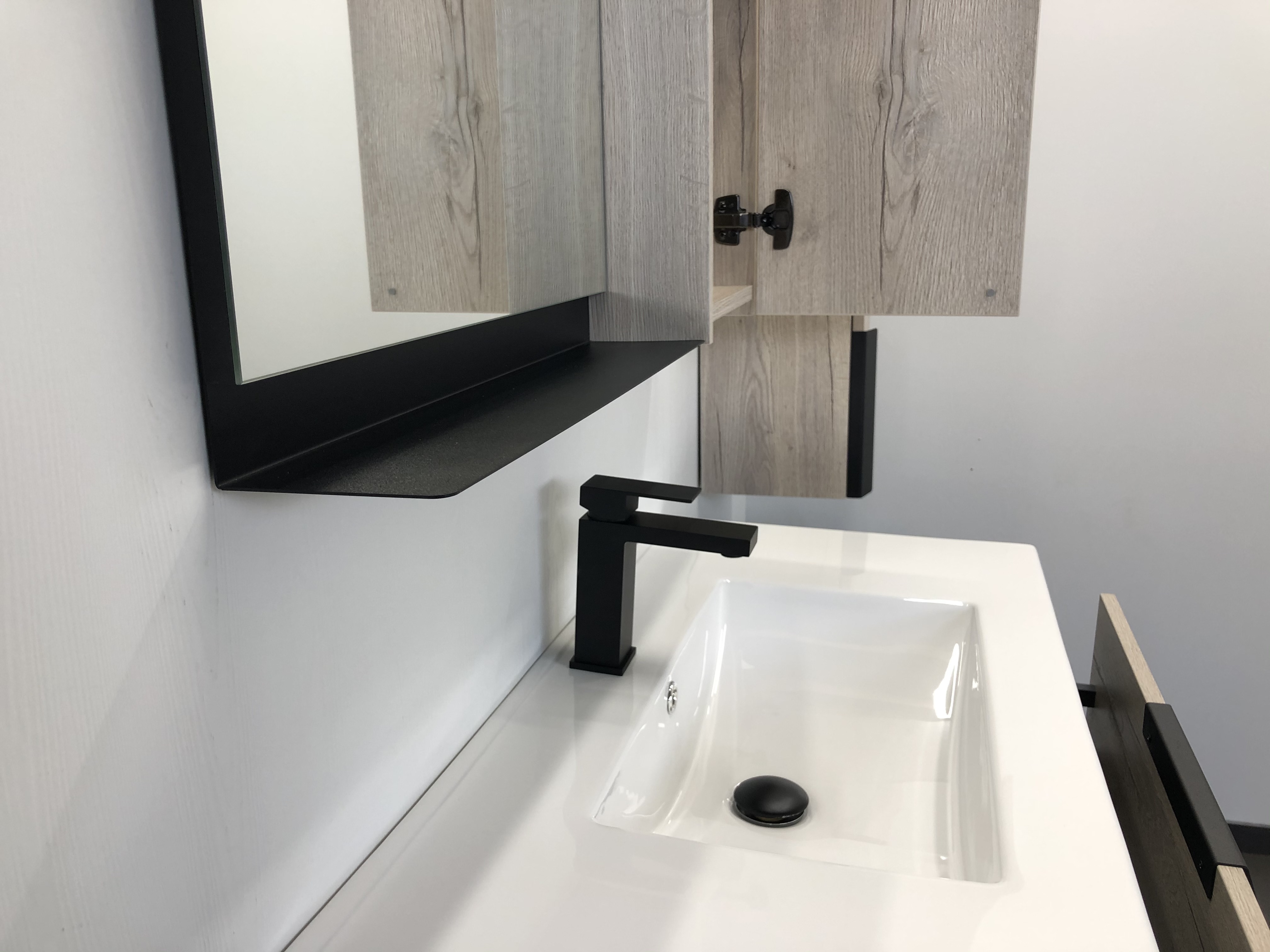 Приобрести сomforty зеркало-шкаф "бонн-90", дуб дымчатый