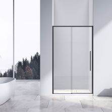 Vincea Душевая дверь Slim-N 110 см, прозрачное, черная VDS-4SN110CLB