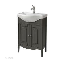 Caprigo Тумба с раковиной GENOVA 65 см, графит