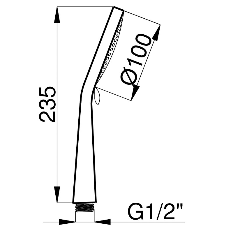 Приобрести azario душевая лейка mano 235мм, пятирежимная, хром az-15783010