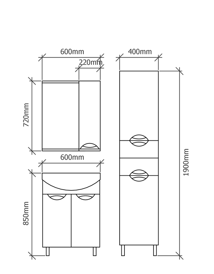Приобрести aqua de marco пенал elegansa 190х40 см, белый\золото, левый 3040cgele/l