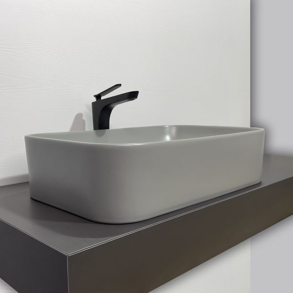 Приобрести comforty раковина 78575mh-60 60х41 см, светло-серая матовая