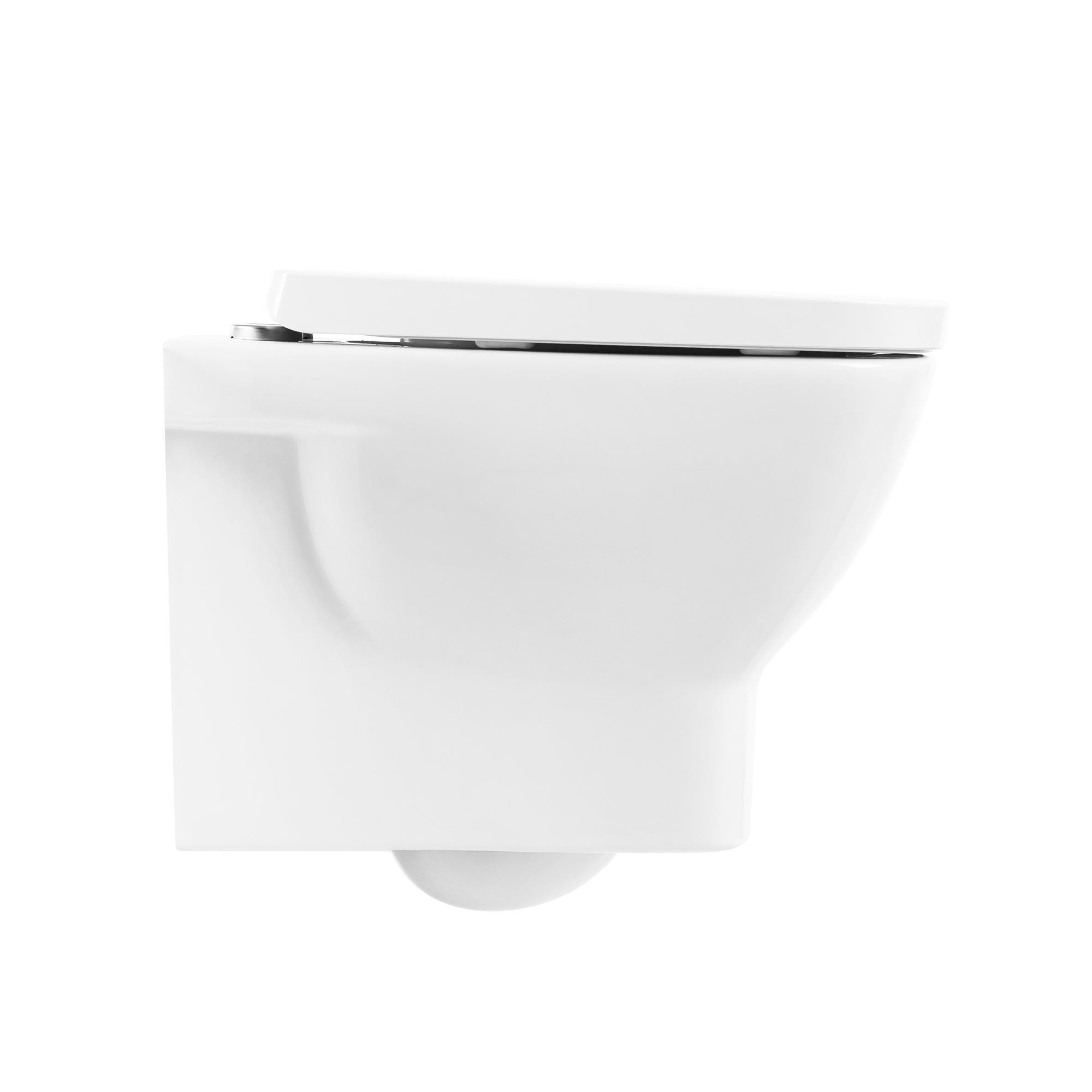 Приобрести belbagno унитаз безободковый подвесной lago с сиденьем дюропласт, микролифт, белый bb128ch/bb128sc