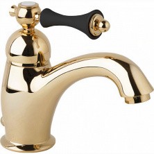 CEZARES Смеситель для раковины MARGOT с донным клапаном, золото MARGOT-LSM1-03/24-N