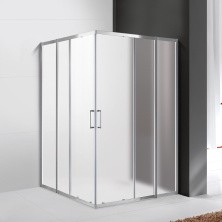 Cezares Душевое ограждение MOLVENO 130х130 см, хром MOLVENO-A-22-100+30-P-Cr