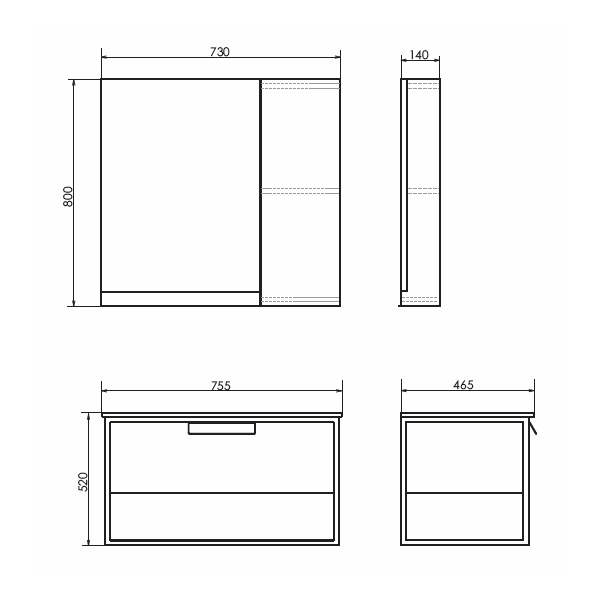 Приобрести сomforty тумба с раковиной бонн-75 дуб темный с раковиной