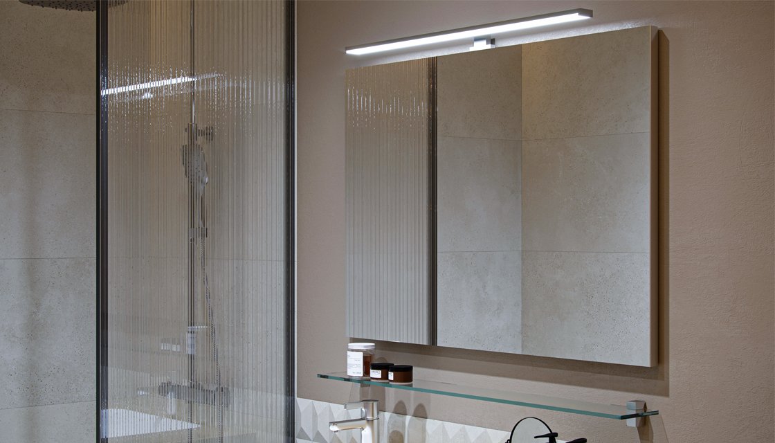 Приобрести зеркало velvex klaufs media 100x75 см с led-светильником, сенсорное включение zkkla.100-14