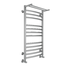 Terminus Полотенцесушитель Енисей П10 500х1000 см, с полкой, водяной, хром