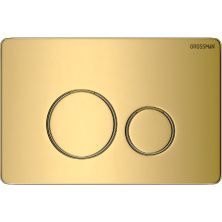 Grossman Клавиша смыва Style, глянцевое золото 700.K31.05.30M.30M