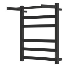 Полотенцесушитель электрический Point 500х600 Меркурий с полкой П5, черный PN83856PB