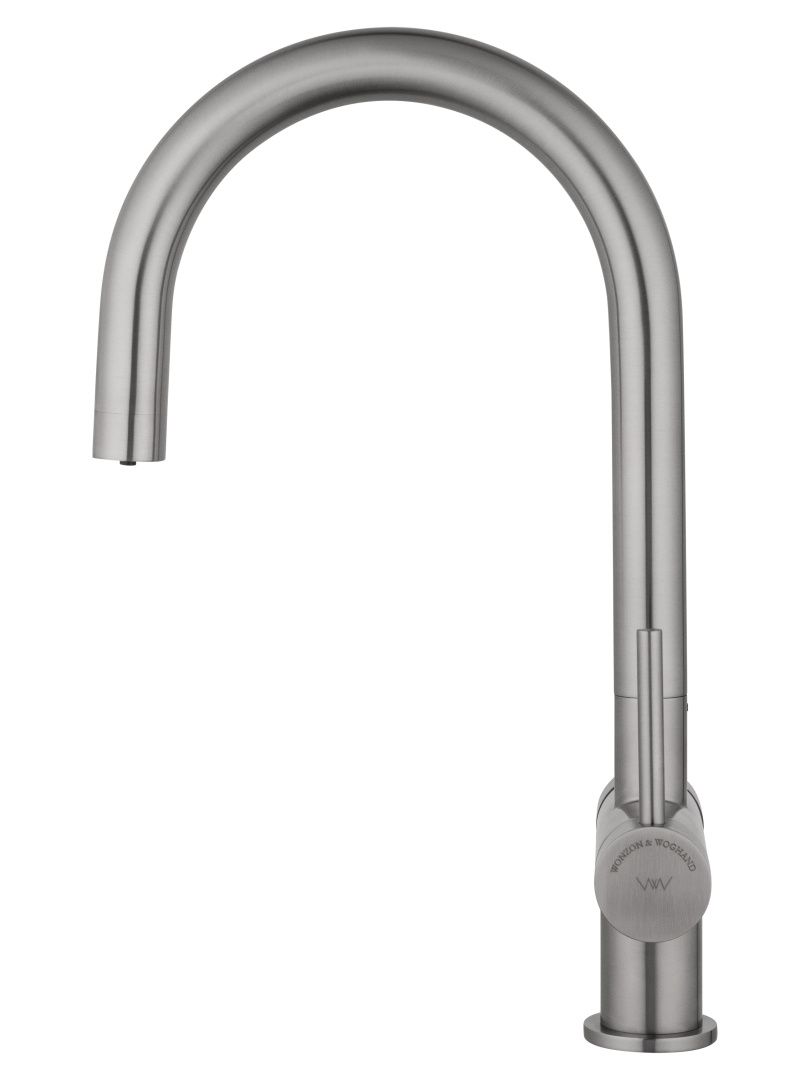 Приобрести смеситель для кухни c подключением фильтра wonzon & woghand, брашированный никель (ww-3211-bs)