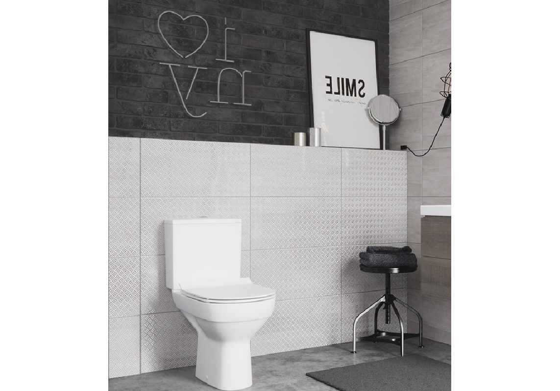 Приобрести напольный унитаз-компакт cersanit city clean on 011 + крышка с микролифтом