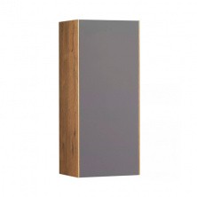 Шкаф подвесной Акватон Сохо, графит софт / дуб веллингтон