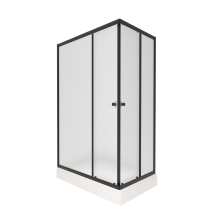 Triton Душевое Ограждение Вента БВ 120x80 см, черное Щ0000054478