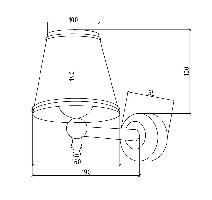 Приобрести boheme светильник, золото 754