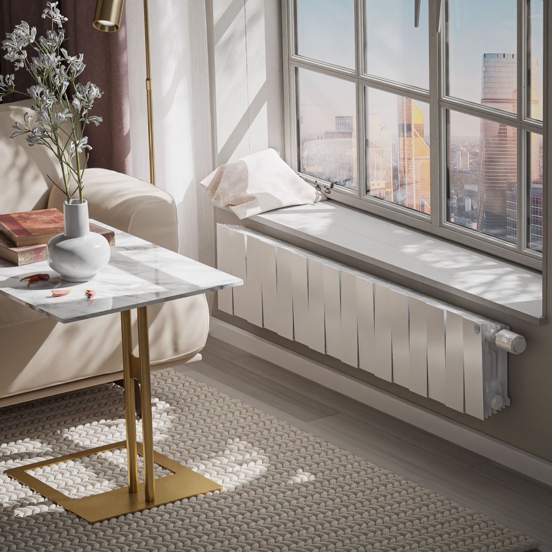 Приобрести royal thermo радиатор биметаллический pianoforte 200 /bianco traffico ( белый ) vdr- 16 секц.