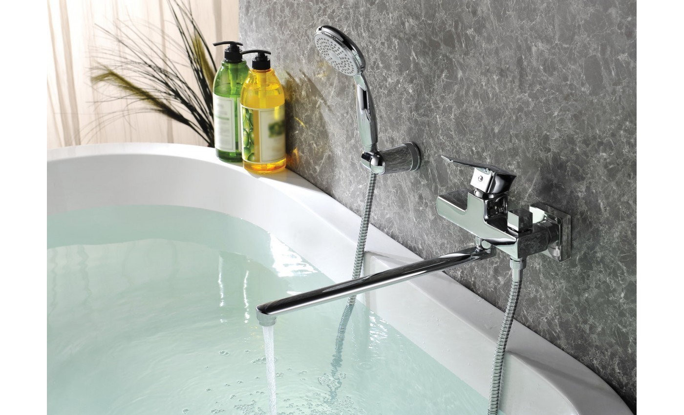 Приобрести lemark смеситель для ванны basis, хром lm3617c