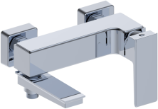 Grocenberg Смеситель для ванны, белый\ хром GB8008CR