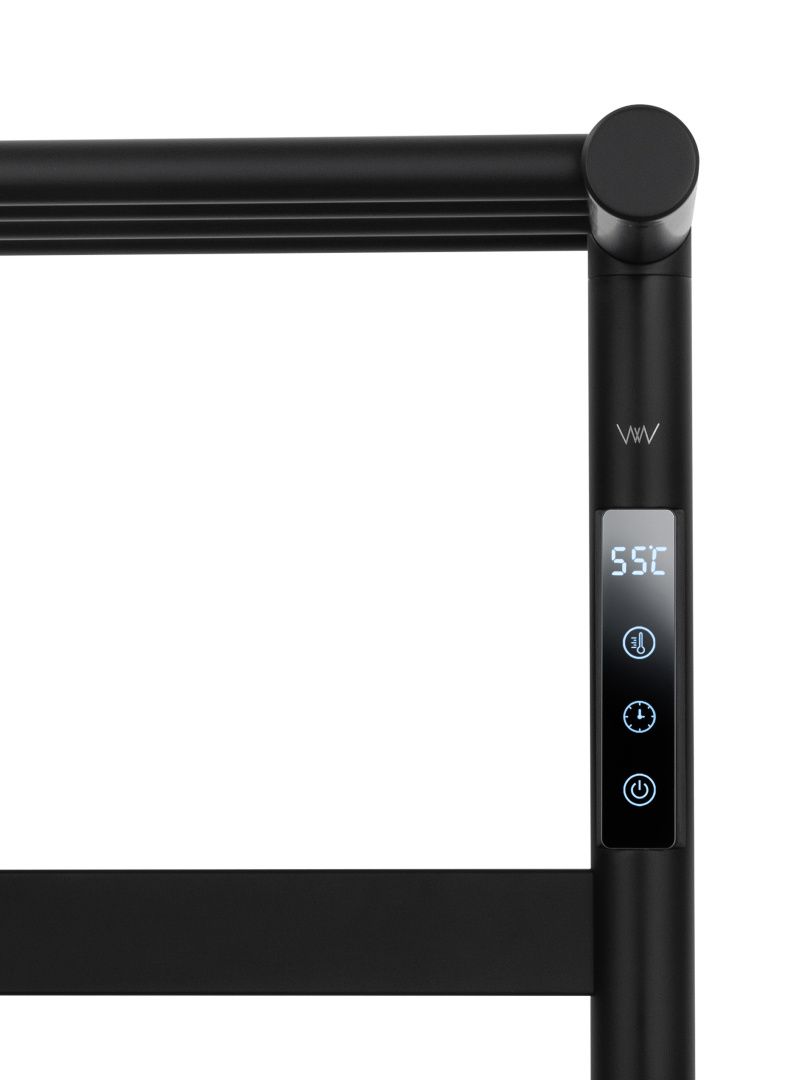 Приобрести полотенцесушитель электрический wonzon & woghand essen, черный матовый (ww-a403-mb)