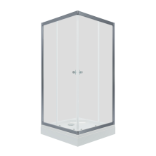 Тритон Душевое ограждение Вента 100Х100 см, хром, прозрачное Щ0000049619