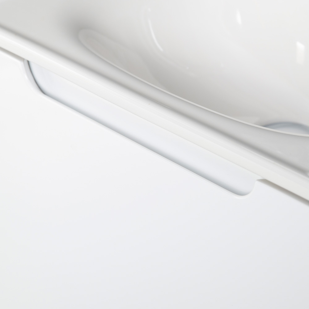 Приобрести belbagno тумба с раковиной etna 50 см, подвесная с дверцей, правая bianco lucido, белая раковина