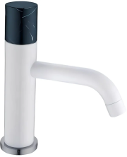 Boheme Смеситель для раковины Stick, белый\черный 121-W-MR-BLACK