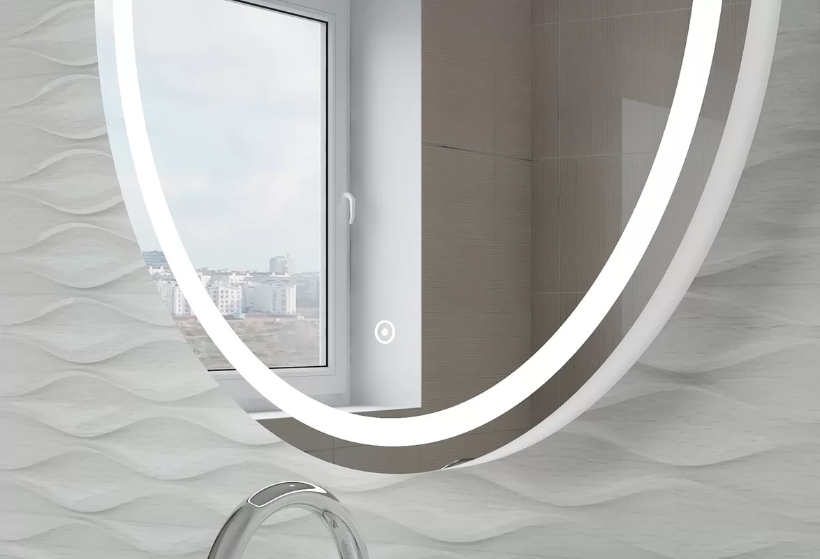 Приобрести continent зеркало с подсветкой verso 57х77 см, белое