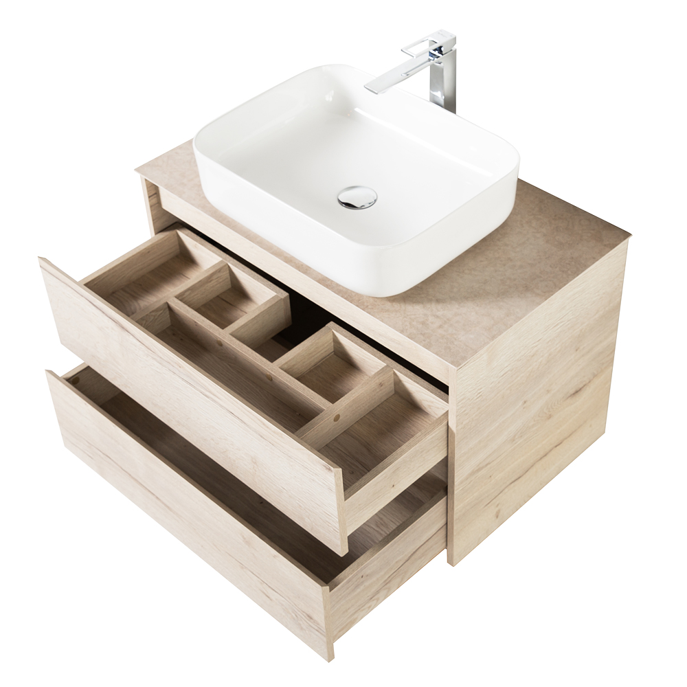 Приобрести belbagno тумба со столешницей kraft 100 см, подвесная rovere galifax bianco