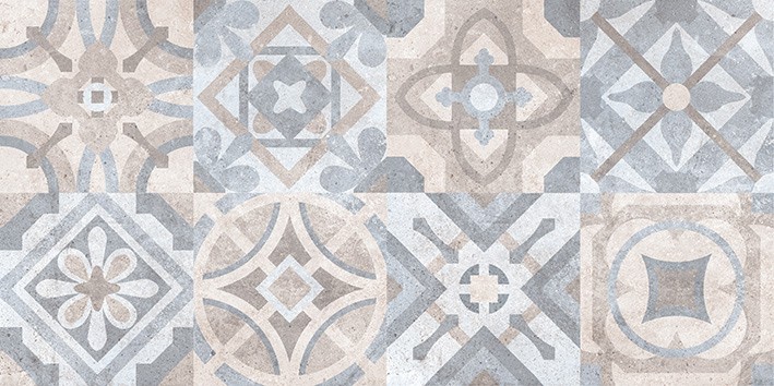 Приобрести плитка напольная керамин портланд 2д микс декор