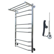 Тругор Электрический полотенцесушитель Браво 3 П9 500x1000 мм ТЭН с полкой, хром 00-00018691