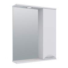 AQUA DE MARCO Зеркало-шкаф ELEGANSE 60 см, правое, белый\хром 1060CELE/R