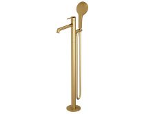 Hayzburg Напольный смеситель для ванны, золото матовое HB-4023BG