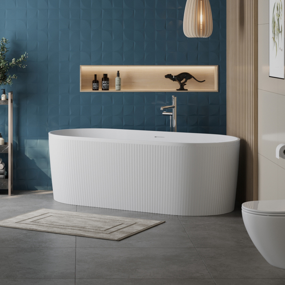 Приобрести belbagno акриловая ванна 170х80 см, отдельно стоящая, белая bb411-1700-800-matt