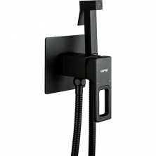 Gappo Смеситель с гигиеническим душем G7207-60, черный матовый 30333