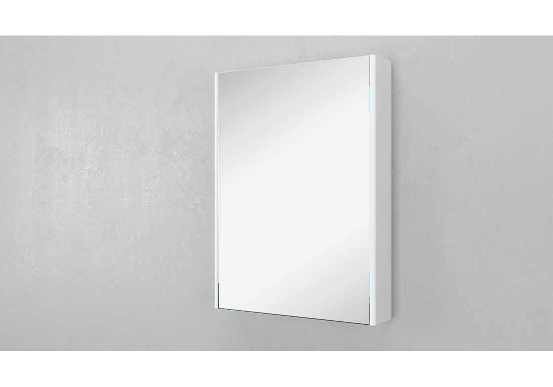 Приобрести зеркало-шкаф velvex klaufs 60 см zskla.60-216, белый