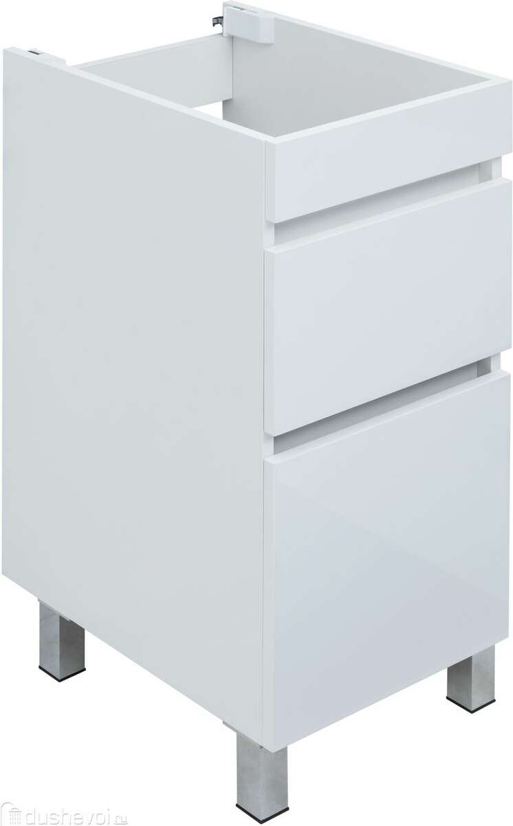 Приобрести aquanet тумба с раковиной вега 40 см, белая глянец