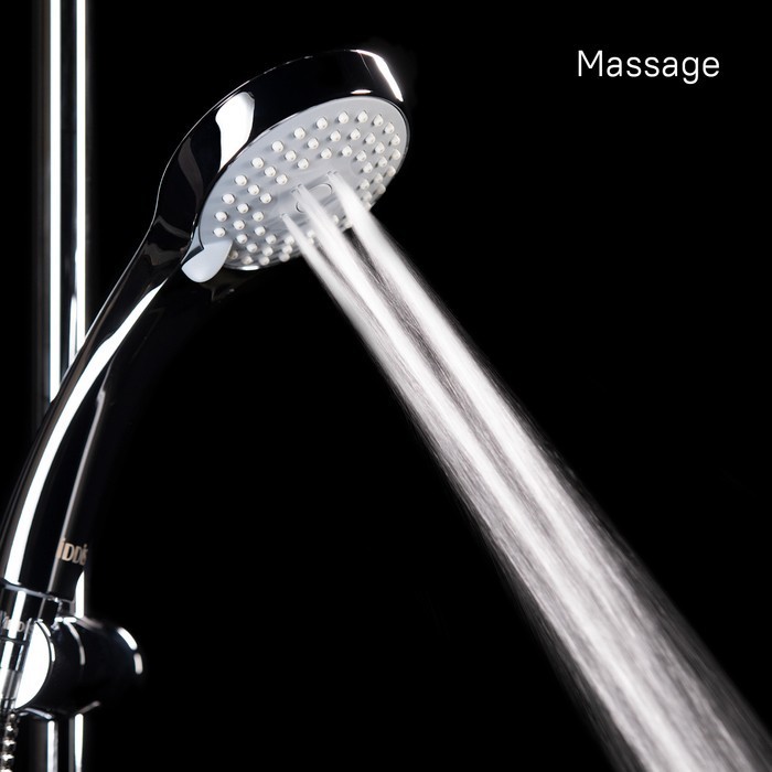 Приобрести iddis душевая лейка 3f 237мм, трехрежимная, хром a11631