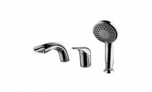 LEMARK Смеситель на борт ванны Poseidon, 3 отверстия, хром LM4245C