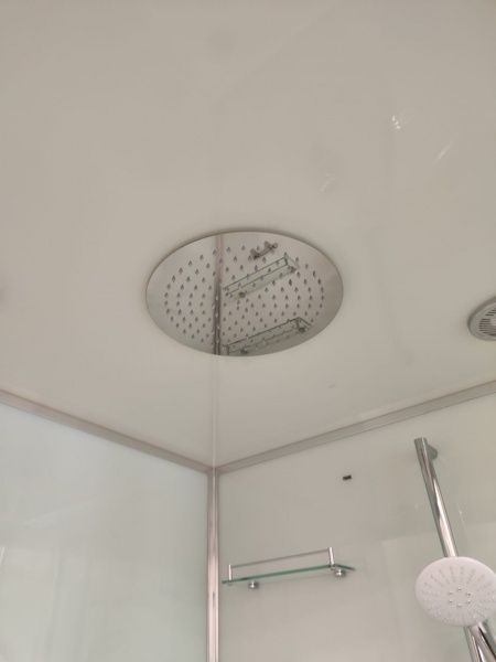 Приобрести frank душевая кабина f420 brilliant, низкий поддон, полукруглая