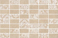 Декор настенный Kerama Marazzi Золотой пляж Темный беж мозаичный 20х30