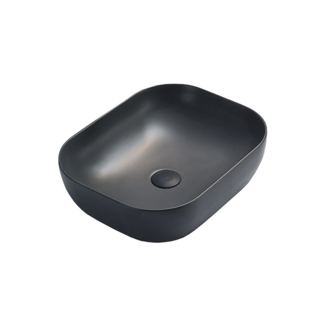 Приобрести vincea раковина накладная 50х40 см, антрацит матовая vbs-101ma