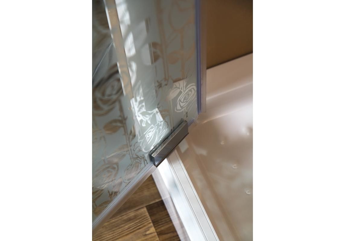 Приобрести дверь душевая belbagno unique 120-135 cм. хром/прозрачное